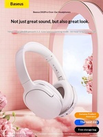 Casque sans fil supra-auriculaire Baseus D02 Pro BT d'occasion, nouveau, pour le gaming, avec réduction de bruit, son de haute qualité, longue autonomie de la batterie