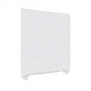 Stores plissés en papier sans fil, personnalisables, <span class=keywords><strong>à</strong></span> découper <span class=keywords><strong>sur</strong></span> mesure, auto-adhésifs, temporaires, sans perçage, pour fenêtres, portes et maison - Product Image 1