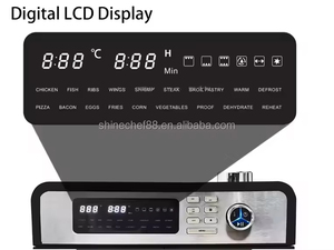 Grande friteuse à air numérique avec écran LED de 28 L, en acier inoxydable, friteuse à air électrique pour usage hôtelier - Product Image 6