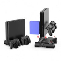 Support de charge multifonctionnel avec ventilateur de refroidissement pour console PS4 Pro/Slim, accessoires de jeu