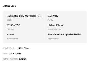 Ácido Sulfónico Lineal de Alquilbenceno (LABSA) 96% Soluble en Aceite para la Formulación de Productos Químicos de Uso Diario - Product Image 6
