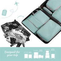 Cubes d'emballage de compression de haute qualité pour les organisateurs de bagages légers et pliables de voyage pour les valises