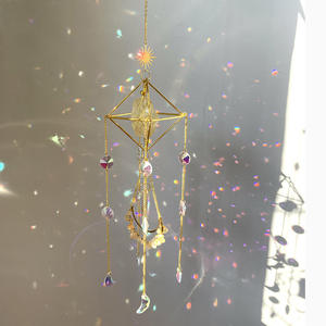 Moon Crystals Suncatchers Prisms Garden Colorful Window Home Office Wedding Party Decor <strong>Rainbow</strong> <strong>Maker</strong> Sun Catcher - Product Image 2