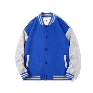 <span class=keywords><strong>Chaqueta</strong></span> de lana de poliéster y algodón, precio al por mayor, chaquetas de hombre con logotipo personalizado, <span class=keywords><strong>chaqueta</strong></span> recortada de béisbol de invierno para hombre 2022 - Product Image 4