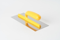 Outils de plâtrage et de maçonnerie DIY durables en acier au carbone poli miroir avec manche en ABS pour le lissage et la finition