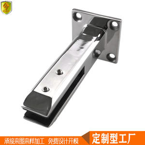 Pinces en acier inoxydable pour poteaux de piscine, fixation au sol sans perçage, avec accessoires pour escaliers - Product Image 3