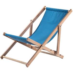 Chaise pliante en <span class=keywords><strong>bois</strong></span> pour l'extérieur réglable plage inclinable loisirs pique-nique camping pêche chaise longue - Product Image 3