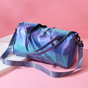 Wholesale Women's Large Capacity Gym Bag Multifunctional Yoga Duffel Zipper Portable Travel Leisure Sports Fitness Bag - Product Image 6