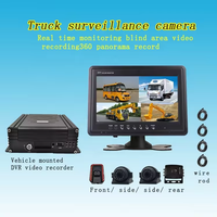 Haute qualité 4CH 1080P AI MDVR 4G GPS WiFi voiture DVR 4 caméras écran IPS ADAS DMS rétroviseur haute Dash Cam enregistreur vidéo