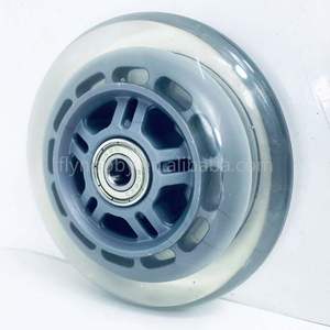 4 pouces linline skate wheels lucency pu filling wheel pour scooter skate - Product Image 5