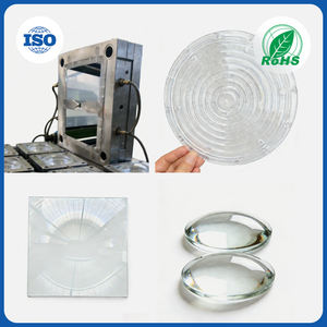 Lentille optique en plastique personnalisée moulée par injection, lentille Fresnel OEM - Product Image 1