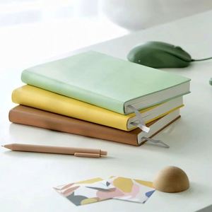 A5 <b>Leather</b> Hardcover 100 Sheets Thermal Binding Customizable Gratitude Journal <b>Notebook</b> Gift - Product Image 1