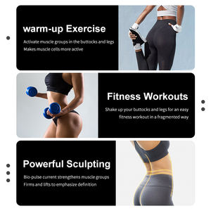 EMS-Stimulateur musculaire électrique à micro-courant pour femme, 8 modes, masseur de hanche à impulsion domestique sans fil - Product Image 2