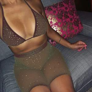 King Mcgreen Star ชุดว่ายน้ำบิกินี,ชุดสองชิ้นสตรีแบบเซ็กซี่ติดเพชรตาข่ายขนาดเล็ก - Product Image 3