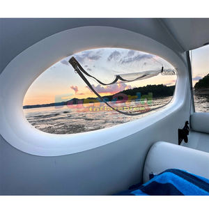 Jeu flottant sur <span class=keywords><strong>l</strong></span>'eau Île Flotteurs Plate-forme Hover Craft Solaire Bateaux Électriques <span class=keywords><strong>Bateau</strong></span> de Pêche Gonflable - Product Image 6