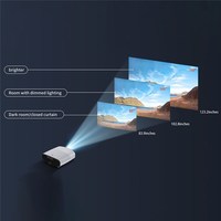 Q7 Android 9 Projecteur Auto Focus Full HD 1080P LCD Vidéo Projecteur Home Cinéma