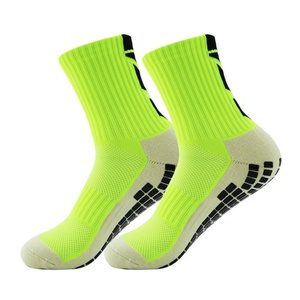 Youth MID-Cut Soccer <b>Socks</b> Outdoor Anti-Slip Breathable Terry Cushion Sweat-Wicking Durable Silicone-<b>Grip</b> Summer Sports - Product Image 3