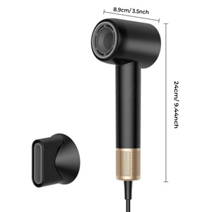 Sèche-cheveux sans fil puissant 1600W BLDC, à moteur sans balais, longue durée de vie, avec écran LCD numérique, haute vitesse, vent puissant, faible bruit - Product Image 6