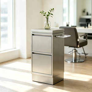 Gabinete <span class=keywords><strong>de</strong></span> Almacenamiento Minimalista para Salón <span class=keywords><strong>de</strong></span> Belleza, Impermeable, Resistente, <span class=keywords><strong>de</strong></span> Acero Inoxidable, Carrito <span class=keywords><strong>de</strong></span> Almacenamiento para Herramientas <span class=keywords><strong>de</strong></span> Salón - Product Image 1