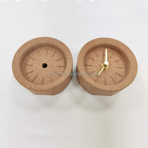 Tùy Chỉnh Im Lặng Sinh Thái Thân Thiện Hiện Đại Văn Phòng Nút Chai Gỗ Bàn Đồng Hồ - Product Image 3