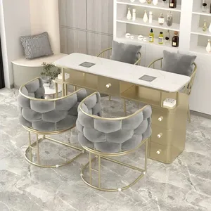 Table de Manucure Professionnelle de Luxe pour Salon et Maison, Équipement de Salon de Beauté, Poste de Travail pour Designer d'Ongles - Product Image 1