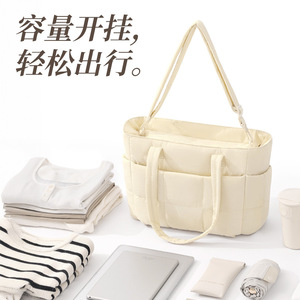 Beilian Tote Bag Large Capacity Nylon Water Resistant Shoulder Bag For Everyday Use Spring 2026 - Product Image 4