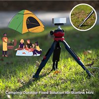 Nouvelle Vision 2025 pour Starlink Mini Gen 2 : Ensemble de support trépied en aluminium avec base triangulaire – Support robuste et élégant