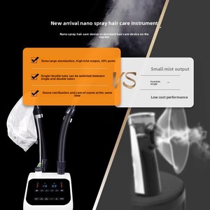 Micro Spray Instrumento para el cuidado del cabello Peluquería Oxígeno <span class=keywords><strong>Ozono</strong></span> <span class=keywords><strong>Aromaterapia</strong></span> SPA Máquina de curado Crecimiento del cabello Aceite para hornear Motor de <span class=keywords><strong>vapor</strong></span> - Product Image 5