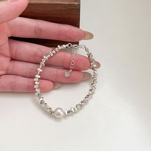 Pulsera de perlas de plata de ley Yinruitai S925 para mujer, diseño simple, uso diario - Product Image 4