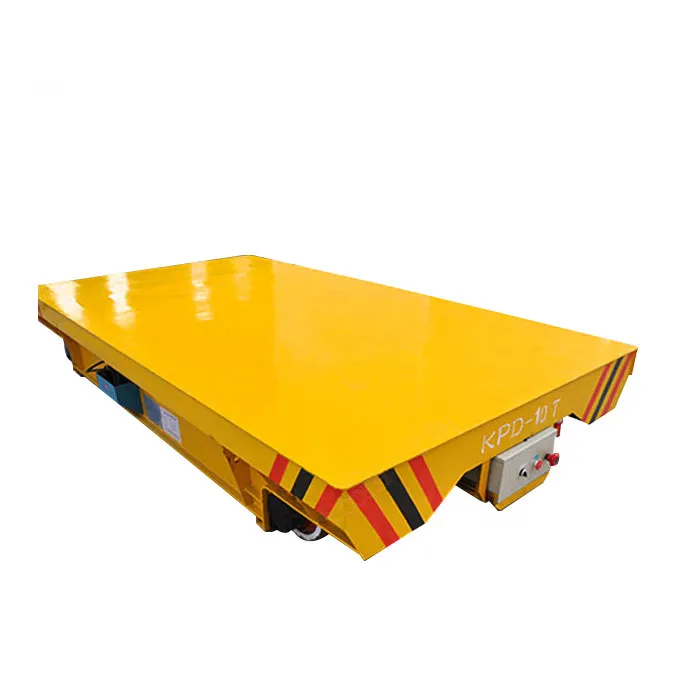 Rubber wheel trackless automatic mobilization workshop transfer cart