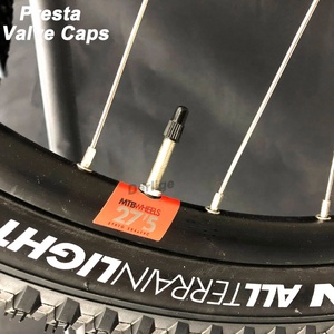 Couvercles de valve Presta en plastique pour bouchons de valve de pneu de vélo à utiliser sur Tubeless MTB VTT vélo de route réparation de pneu de vélo - Product Image 3