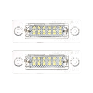 Éclairage de <span class=keywords><strong>plaque</strong></span> d'<span class=keywords><strong>immatriculation</strong></span> Led pour Caddy 3 <span class=keywords><strong>Golf</strong></span> <span class=keywords><strong>5</strong></span> Plus B5.<span class=keywords><strong>5</strong></span> B6 Wagon Touran Transporter T5 ampoules Led de style de voiture - Product Image 2