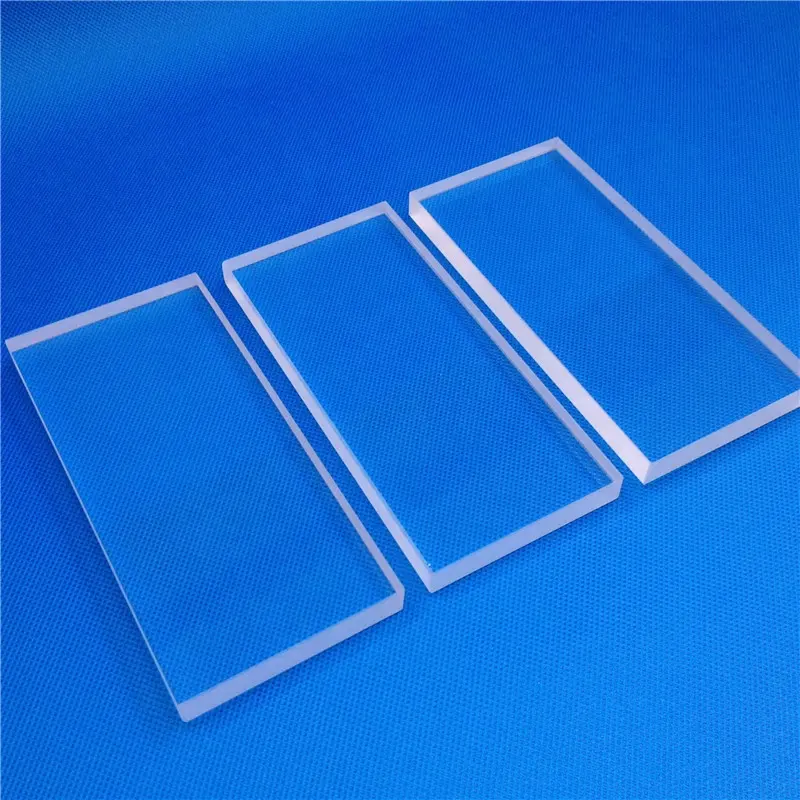 Rectangle Clear Quartz Glass Sheet