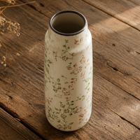 Ensemble de vases en céramique rustiques Wabi-sabi ARM LVG, peints à la main, vases hauts et élancés pour fleurs sauvages, décoration d'intérieur, centre de table, récipients floraux