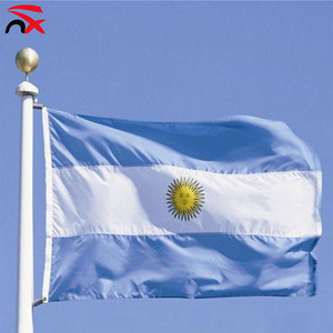 Nuoxin Venta al por mayor <span class=keywords><strong>de</strong></span> poliéster personalizado <span class=keywords><strong>Argentina</strong></span> Bandera Nacional <span class=keywords><strong>Argentina</strong></span> 3x5 pies Banderas promocionales Banners - Product Image 1