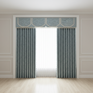 Cortina de Chenilla Jacquard Clásica Europea de Alta Gama, Cortina de Ventana de Tela de Alta Precisión para <span class=keywords><strong>Casa</strong></span> y Hotel - Product Image 1