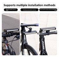 Luz Delantera para Bicicleta ESLNF de Alta Luminosidad, con Múltiples LED, de Aleación de Aluminio, Alimentada por Batería, para Iluminación Nocturna y Ciclismo al Aire Libre