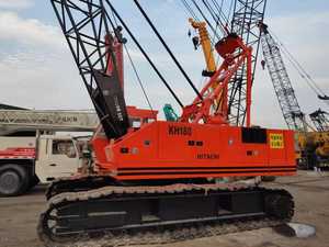 Used Hitachi 50 Ton Crawler Crane <b>Model</b> KH180-3 with Core Components Gearbox <b>Engine</b> Pump - Product Image 4