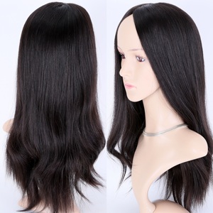 Nouveauté 2026 : Topper en <span class=keywords><strong>cheveux</strong></span> humains Remy vierges européens de qualité supérieure, toutes couleurs, pour balayage avec racines foncées pour femmes - Product Image 3