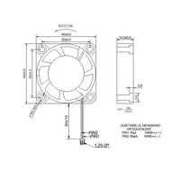Kipas Pendingin DC SDH4010B 40mm 40X40X10mm Mini 4010 5V 12V 24V Kipas Aliran Aksial