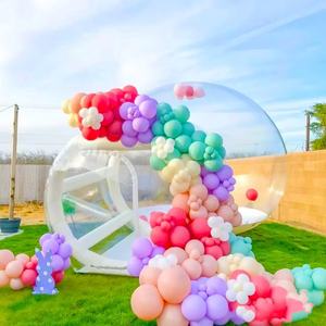 Houmu Internet-ünlü şişme şeffaf kabarcık ev PVC malzeme 4.5m boyutu şeffaf kabarcık ev ticari - Product Image 4
