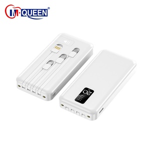 Mini Power Bank 10000 mAh 5V2A, batterie externe portable, chargeur ultra fin, Power Bank Rohs 10000 mAh 20000 mAh avec câble - Product Image 1