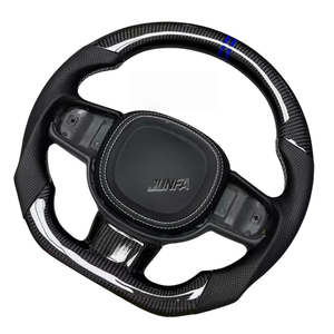 Volvo <span class=keywords><strong>XC</strong></span> 40 S90 S60 <span class=keywords><strong>V60</strong></span> V90 S40 V40 XC60 XC90 Volante de coche de fibra de carbono Modificación de cuero para una conducción óptima - Product Image 5