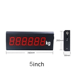 Báscula de camiones Veidt con pantalla inalámbrica grande de 5 pulgadas, repetidor de peso de alto brillo RS485 YHL-5 - Product Image 5