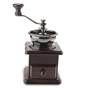 Moulin à café manuel conique en acier inoxydable avec manivelle, réglage de la grosseur, antidérapant, pour tous types de café - Product Image 3