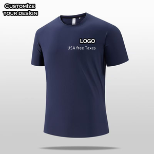 เสื้อยืดออกกำลังกายผู้ชายสั่งทำขายส่งจากสหรัฐอเมริกา ปลอดภาษี ผลิตจากโพลีเอสเตอร์ 100% แห้งเร็ว พิมพ์ลายแบบซับลิเมชั่น ทรงโอเวอร์ไซส์ สวมใส่สบายๆ สำหรับผู้ชาย - Product Image 2
