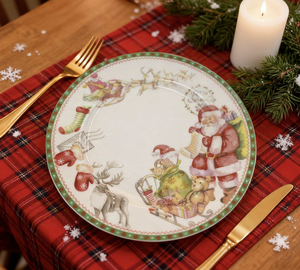 Juego de Vajilla de Cerámica con Temática Navideña al por Mayor, Caja de Regalo con Plato Impreso Personalizado, Ideal para Minoristas y Promociones - Product Image 4