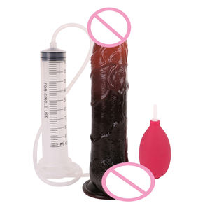 Sxxy <span class=keywords><strong>7</strong></span> <span class=keywords><strong>Inch</strong></span> Siliconen Flexibele <span class=keywords><strong>Dildo</strong></span> Spuitende Realistische <span class=keywords><strong>Dildo</strong></span> Zwarte Kunstmatige <span class=keywords><strong>Penis</strong></span> Masturberen Seksspeeltje Voor Vrouwen - Product Image 6