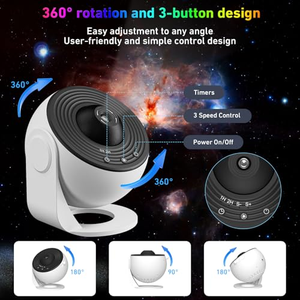 Proyector de Planetas 12 en 1, Proyector de Estrellas Giratorio Multicolor, Lámpara LED de Cielo Estrellado y Galaxia para Techo de Habitación - Product Image 2