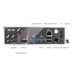 AM5 B650i Night Devil SATA integrado <span class=keywords><strong>DDR4</strong></span> ITX placa base compatible con AMD para Ryzen 7000/8000/9000 serie CPU DDR5 <span class=keywords><strong>RAM</strong></span> servidor nuevo - Product Image 6